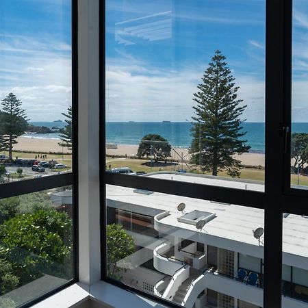 Ocean View Beach Escape - Top Floor Apartments, Mt Maunganui Base Mount Maunganui Dış mekan fotoğraf