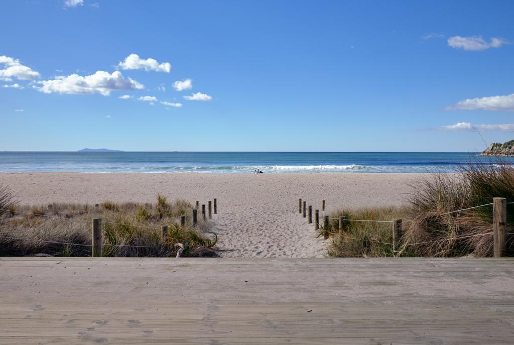 Ocean View Beach Escape - Top Floor Apartments, Mt Maunganui Base Mount Maunganui Dış mekan fotoğraf