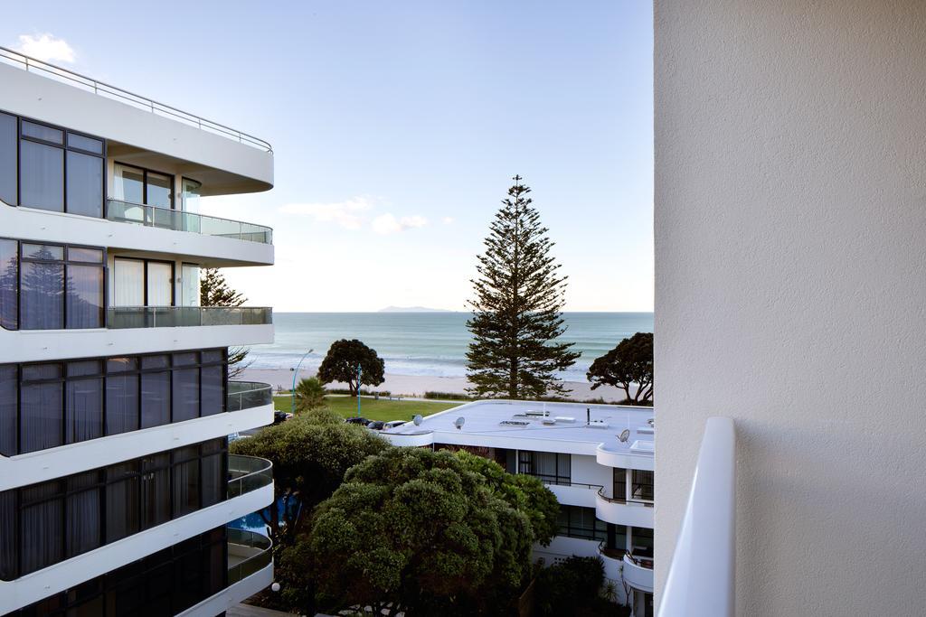Ocean View Beach Escape - Top Floor Apartments, Mt Maunganui Base Mount Maunganui Dış mekan fotoğraf