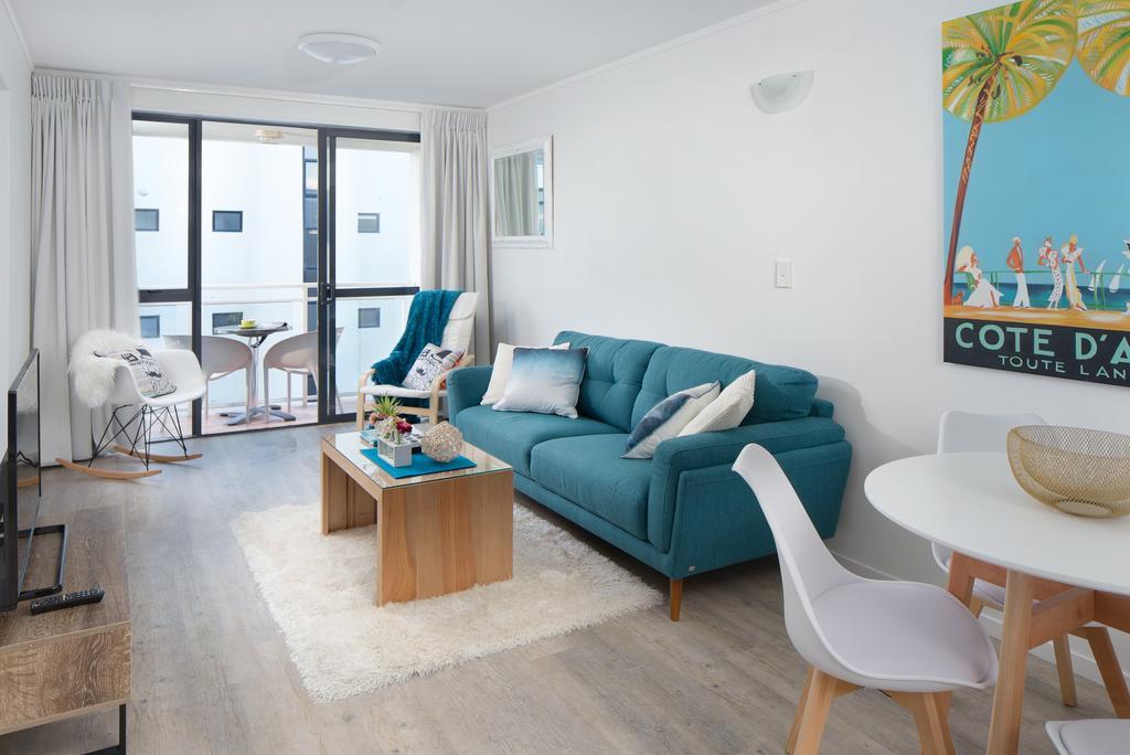 Ocean View Beach Escape - Top Floor Apartments, Mt Maunganui Base Mount Maunganui Dış mekan fotoğraf
